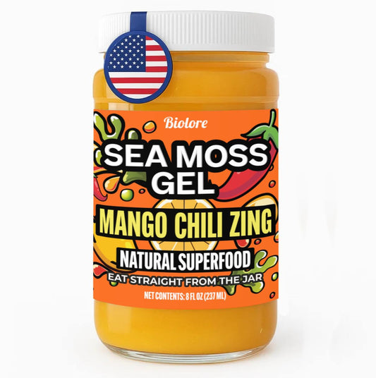 Sea Moss Gel 8oz Mango Chili Zing