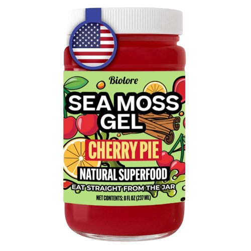 Cherry Pie Sea Moss Gel 8 oz – Dessert Superfood for Weight